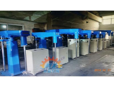 分散機(jī)完成，交付使用